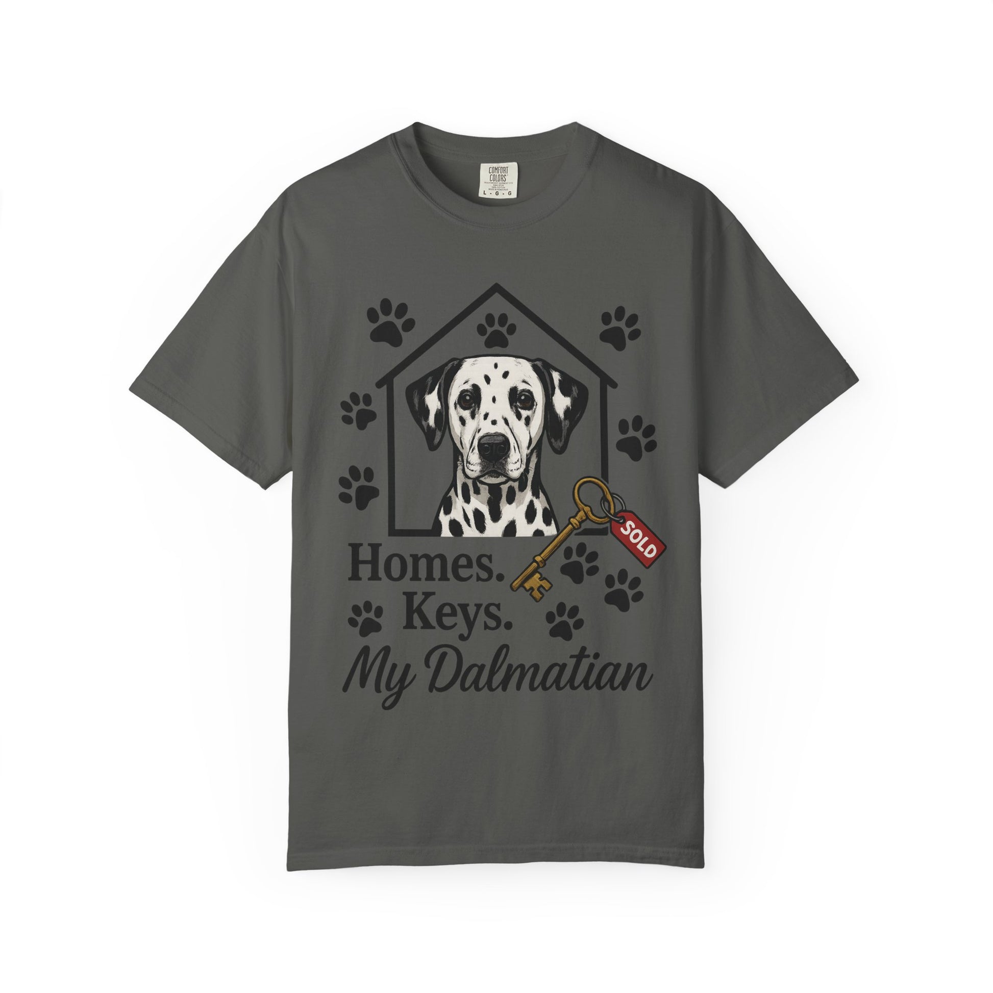 Dalmatian Realtor T-Shirt | Dog Lover Gift | Home Sweet Home Tee | Pet Lover Apparel | Animal Adoption Shirt