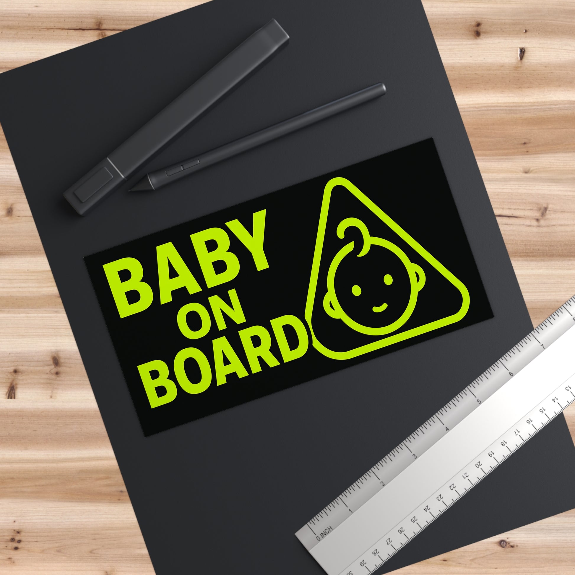 Baby on Board Bumper Stickers - Car Decals, Parenting Gifts, New Parent Accessories, Cute Baby Announcement, Vehicle Window Decals, Family