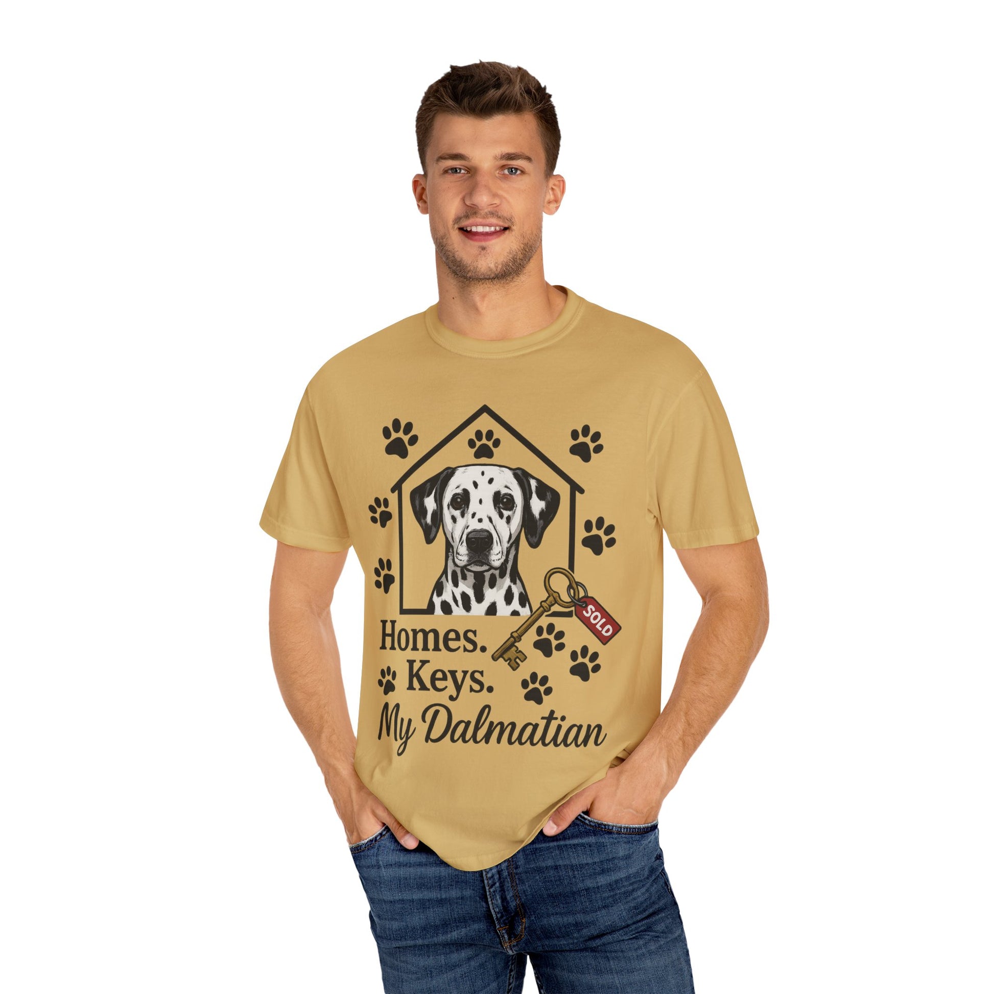 Dalmatian Realtor T-Shirt | Dog Lover Gift | Home Sweet Home Tee | Pet Lover Apparel | Animal Adoption Shirt