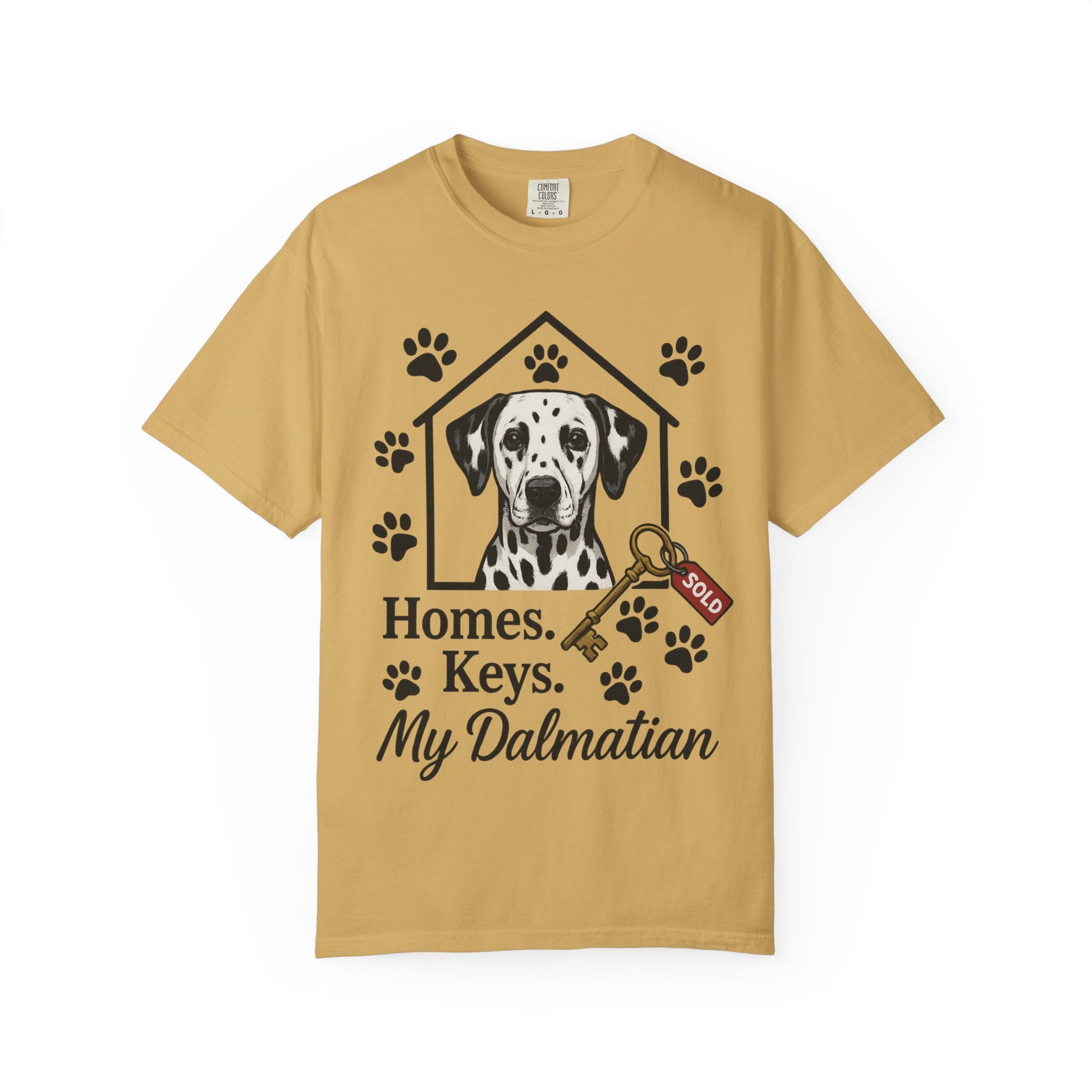 Dalmatian Realtor T-Shirt | Dog Lover Gift | Home Sweet Home Tee | Pet Lover Apparel | Animal Adoption Shirt